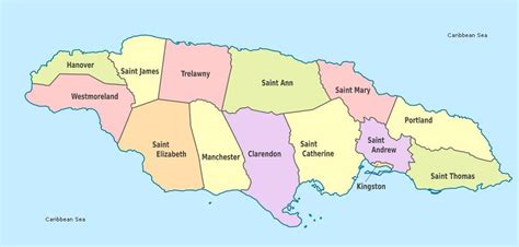 Jamaica Parishes .